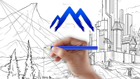 环境艺术学校完整透视绘画课程 | Environment Art School Complete Perspective Drawing Course-幻仿编程