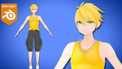 【Udemy课程】Blender动漫角色建模教程 | Blender Anime Character Modeling Course-幻仿编程