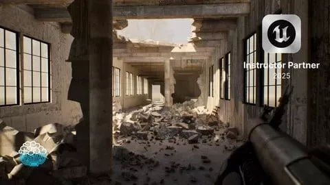 【Udemy课程】虚幻引擎5 - 混沌破坏系统完整教程! | Unreal Engine 5 – Chaos Destruction Complete Course!-幻仿编程